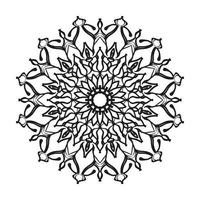 Hand drawn mandala. decoration in ethnic oriental  doodle ornament. vector