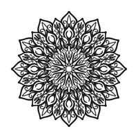 Hand drawn mandala. decoration in ethnic oriental  doodle ornament. vector