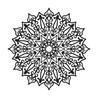 Hand drawn mandala. decoration in ethnic oriental  doodle ornament. vector