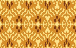 arte abstracto étnico ikat. patrón sin costuras en tribal, bordado popular, color verde, estampado de ornamento de arte geométrico azteca. Diseño para alfombra, papel pintado, ropa, envoltura, tela, cubierta, textil vector