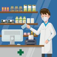Medicine Character Concept vector
