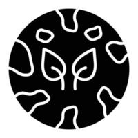 Ecology Glyph Icon vector