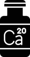 Calcium Glyph Icon vector