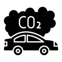 Emission Glyph Icon vector