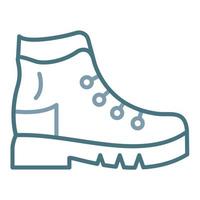 Boots Line Two Color Icon vector