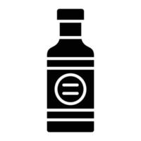 Bbq Sauce Glyph Icon vector