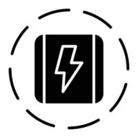 Energy Glyph Icon vector