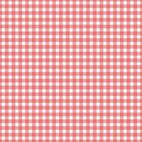 vector de repetición de cuadros sin costuras de patrón de cuadros en rojo y blanco. diseño para impresión, tartan, papel de regalo, textiles, fondo a cuadros para mantel