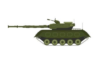 Military armored personnel carrier. Vector illustration on a white background.