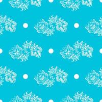Seamless flowers pattern. Can be used for wallpaper, pattern fills, web page background, surface textures. vector