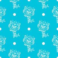 Seamless flowers pattern. Can be used for wallpaper, pattern fills, web page background, surface textures. vector