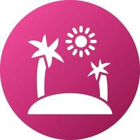 Island Icon Style vector