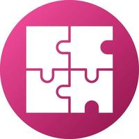 Puzzle Icon Style vector