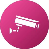 estilo de icono de cámara cctv vector