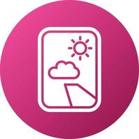 Plane Window Icon Style vector