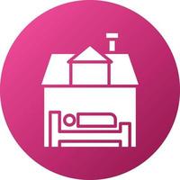 Accommodation Icon Style vector