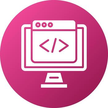 Programming Icon Style vector