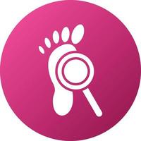 Footprint Icon Style vector