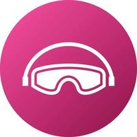 Safety Glasses Icon Style vector