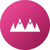 Mountains Icon Style vector