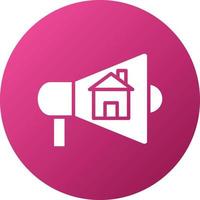 House Marketing Icon Style vector