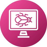 Bug Icon Style vector