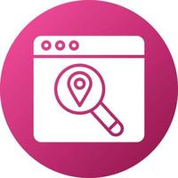 Search Location Icon Style vector