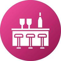 Bar Counter Icon Style vector