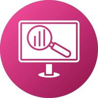 Market Research Icon Style vector