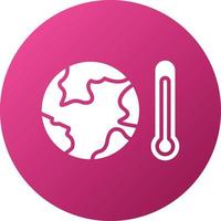 Global Warming Icon Style vector