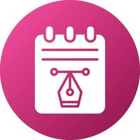 Notepad Icon Style vector