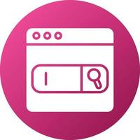 Search Bar Icon Style vector