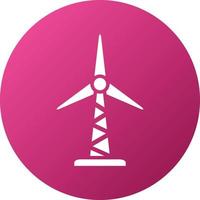 Wind Turbine Icon Style vector