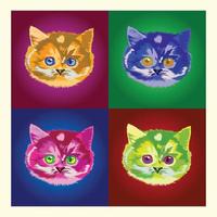 Cat cute vector art for non fungible token, crypto, blockchain, icon, clip art, etc.