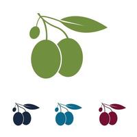 olive icon logo vector