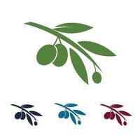 olive icon logo vector