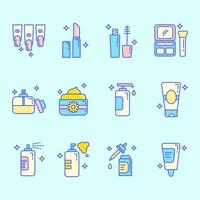 Beauty Skin Care Icons Pack vector