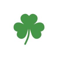 clover leaf vector in trendy flat style isolated on white background. Clover leaf symbol for st patrick's day, your design, website. Vector illustration.