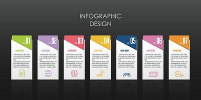 Vector design business template infographic chart element.