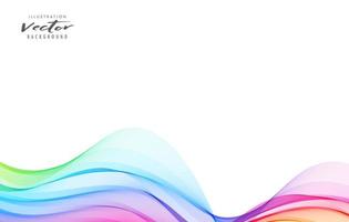 background with wavy colored lines vector