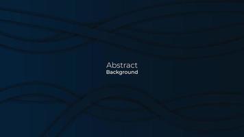 Abstract dark blue shapes background. Abstract wave line template. Vector illustration
