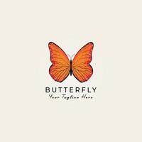 butterfly logo vector illustration art. illustration vector nature design