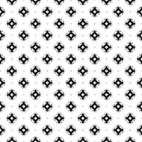 textura de patrón de superficie en blanco y negro. bw diseño gráfico ornamental. adornos de mosaico. plantilla de patrón. vector