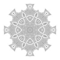 beautiful line art mandala vector