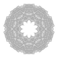 vector de mandala para un hermoso diseño