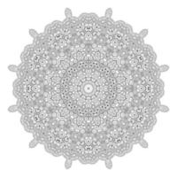 hermoso vector de mandala de arte de línea para el diseño