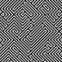 Dizzy Optical Illusion Maze Puzzle Lines vector