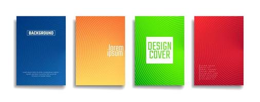 bright modern gradient color abstract line pattern background vector