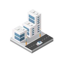 Isometric 3d module block vector