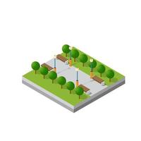 Isometric module block vector